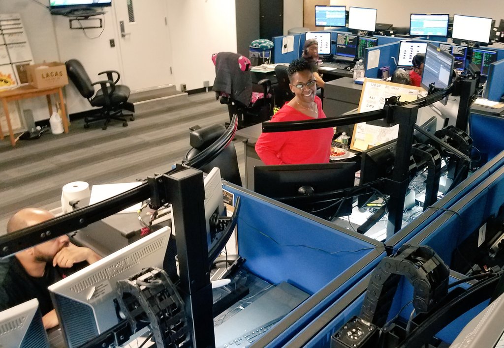 PhillyFireDept's tweet photo. Recognizing our 911 dispatchers, call-takers and supervisors with a proclamation from @PhillyMayor for #NPSTW2019. Thanks for your dedication and service to this great city #24x7x365! https://t.co/k92VMYGJEt