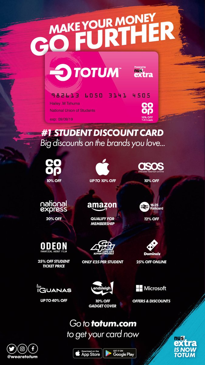 West Suffolk College 🏳️‍🌈 on Twitter: "With a range of amazing discount  available, the TOTUM card is brilliant for shopping in #BuryStEdmunds Sign  up here: https://t.co/kznf0JJHck @WeAreTotum #Suffolk #StudentDiscount…  https://t.co/5p2MyYLPCj"