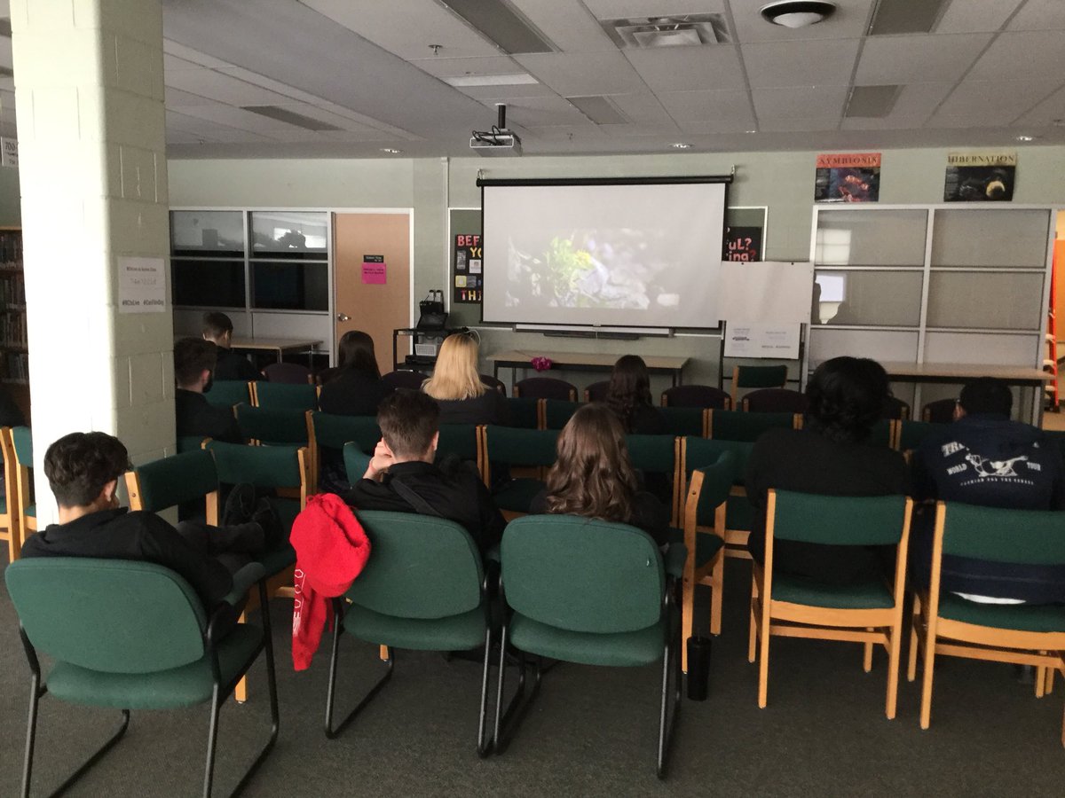 TITANSLLC's tweet photo. Celebrating Canadian Film Day @HTCSSPVNC Watching Kayak To Klemtu. Thank you Ms. Hickling @PVNCCDSB #pvncleads #pvnclearns https://t.co/PcNCSkOxBf
