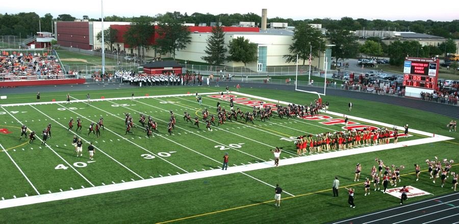 BHS220Football's tweet photo. Great news from District 220: The Board has approved replacing the turf at Barrington Community Stadium! At 12 years old, it was time.

Thank you to the District 220 School Board! We’re looking forward to playing on the new carpet! https://t.co/mTBx7TiOOT