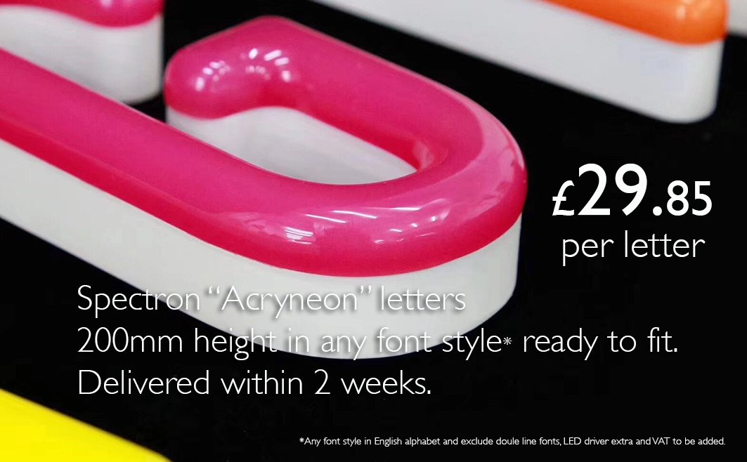 SpectronLED's tweet image. Spectron Newsletter - AcryNeon Letter Offer - mailchi.mp/2c622630ad20/s…