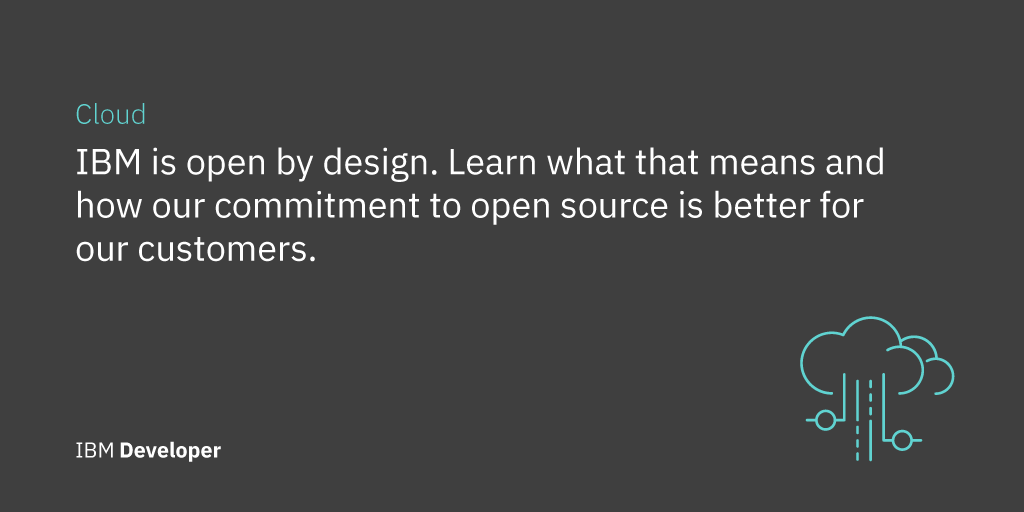 RobGuern's tweet image. IBM&apos;s approach to open technology #IBM #IBMWatson #IBMDigitalCharge ibm.co/2XnGIqt