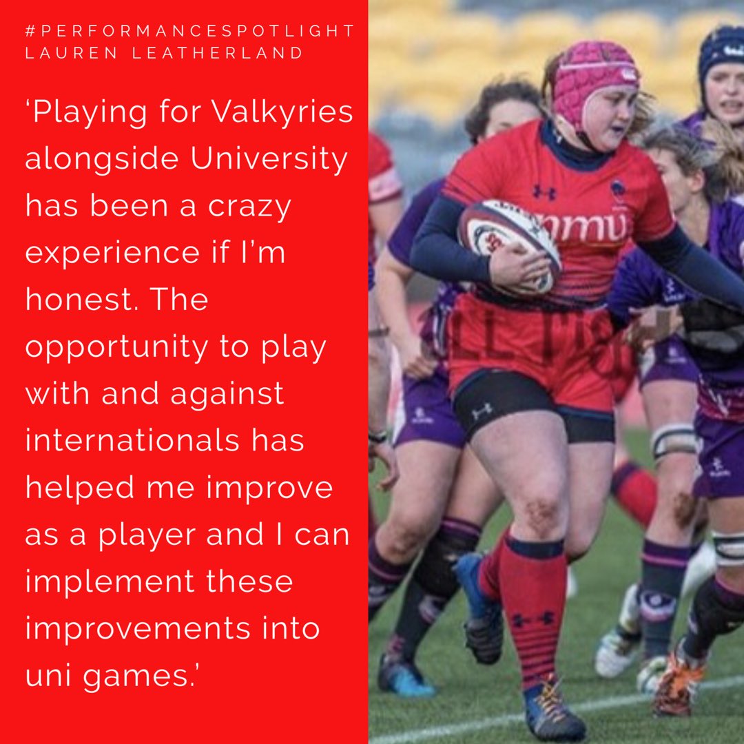 UW_Performance's tweet photo. Part 3 of this weeks #PerformanceSpotlight where Lauren talks about her experience playing for the Worcester Valkyries and playing alongside internationals 🏉
#TeamWorc #Rugby #womeninsport https://t.co/zbnkStqhrf