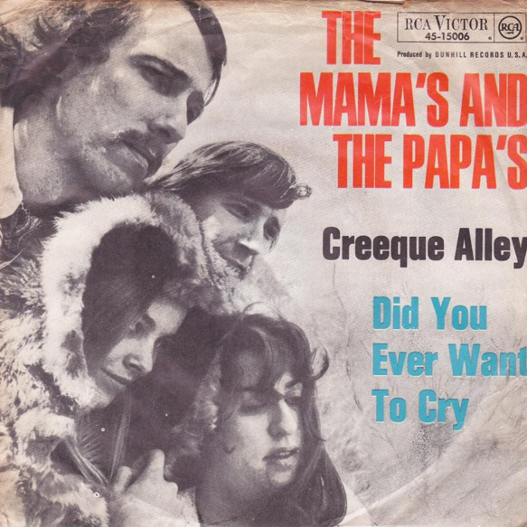 MamasPapasMusic's tweet photo. The Mamas &amp; The Papas released #CreequeAlley in April of '67 earning the group a #5 hit!  

Do you remember where you were the 1st time you heard the track? Reply with your #MamasPapasMoment + listen to the classic song: https://t.co/a37jGAhCae #MamasPapas https://t.co/TK99FNnySK