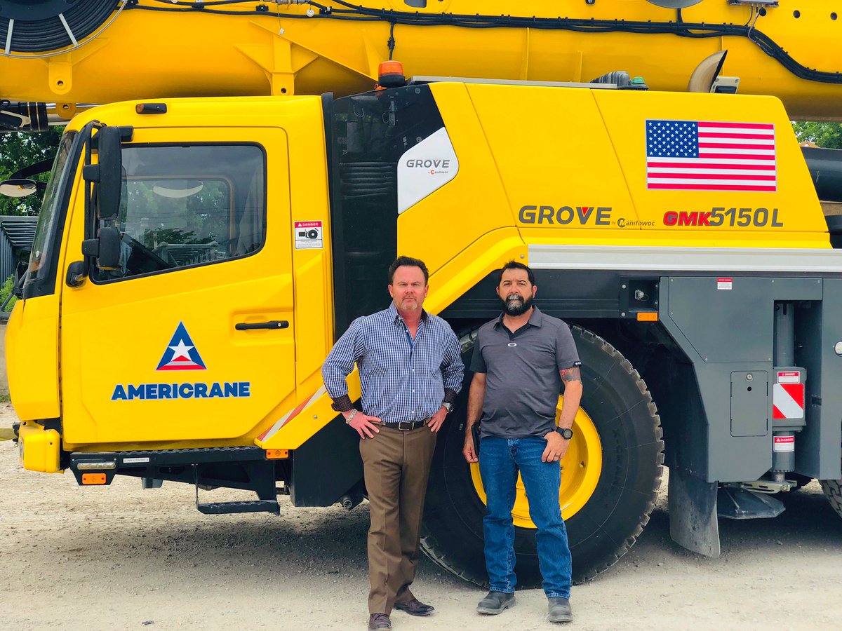 Americrane1's tweet photo. Our CEO and GM. 
#AmeriCrane #AlwaysLookingUp #StrengthThoughPassion #CranesOfTwitter #CranePower https://t.co/ONTwrOqGV0