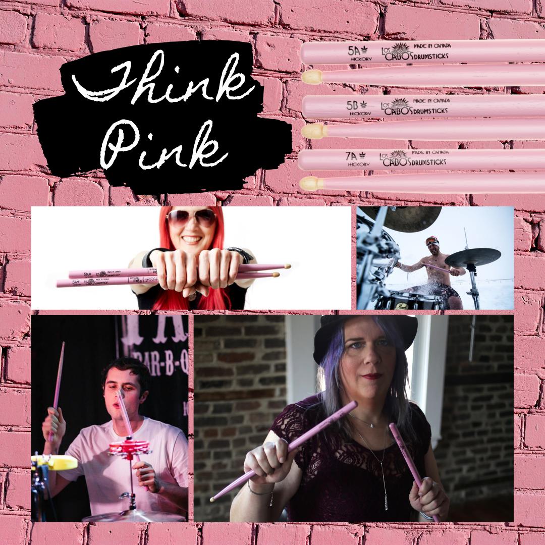 loscabossticks's tweet photo. Join these (and many more) drummers who are taking a stand against cancer with our #ThinkPink drumsticks! A portion of the proceeds from every pair goes directly to cancer-related charities in North America! @bccsi @thedocrocktor @BarkmanDrums
*
#LosCabosDrumsticks #LCDArtistFam https://t.co/iXInTiYrBa
