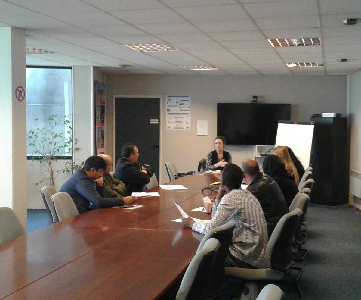 crepinormandie's tweet photo. #Ambassadeursdesmetiers : 8 personnes en recherche d'emploi sont venues ce jour dans les locaux du CREPI Normandie, afin de rencontrer l'#ADHAPServices et découvrir le métier d'#auxiliairedevie.
#emploi https://t.co/Th49S2ugXs