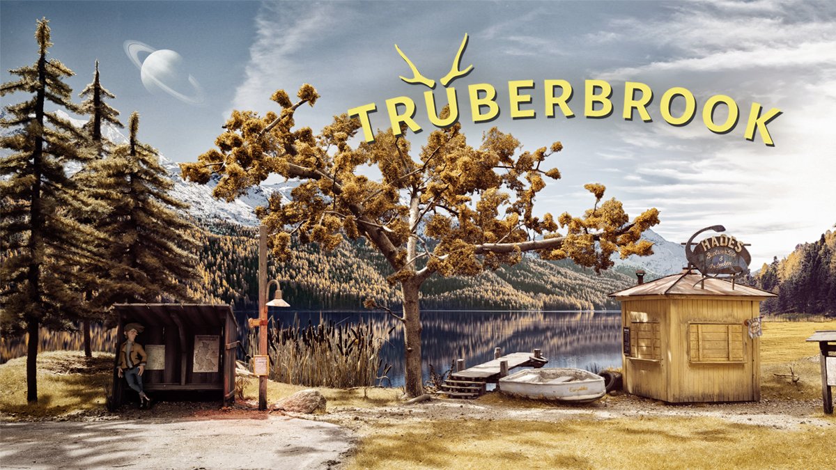 GAMEDarlington's tweet photo. ALL OUT TOMORROW!! #TruberBrook is a nice little sci-fi mystery adventure game set in a parallel 1960s Germany!! #OurWorldIsEnded is a visual storytelling game about, well, the end of the world!! #ConstructorPlus allows you to build away to your hearts content!! https://t.co/G32Ky7kViK