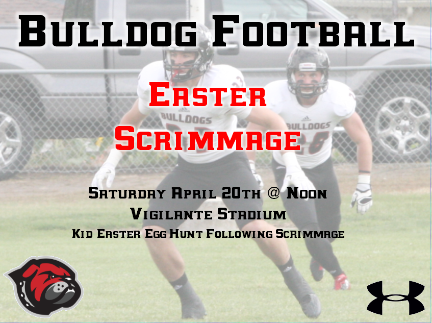 UMW_Football's tweet photo. Make sure you make it down to Vigilante Stadium on Saturday to check what the Bulldogs have been working on this spring! https://t.co/wTOZpB8m2U