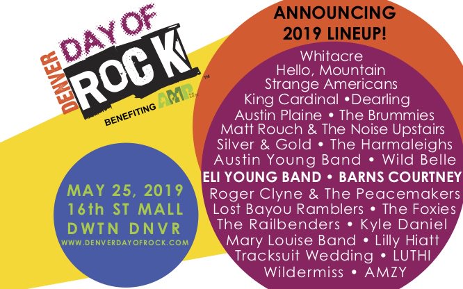 azpeacemakers's tweet photo. Roger Clyne & The Peacemakers return to the Denver Day of Rock, Saturday, May 25th. We'll be on the Welton stage at 7:15 p.m., right after @Railbenders.
#rcpm #livemusic #HTU20 #denver #rock #bro #colorado https://t.co/uAPbGxOzFL