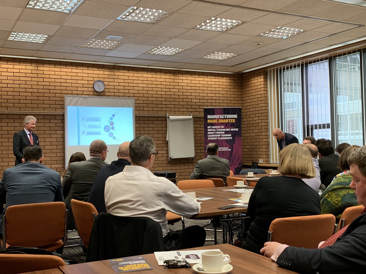 We had a great turnout at our Halton #Science &amp; #Manufacturing event yesterday at <a href="/theheathbuspark/">The Heath Business & Technical Park</a> looking at Digitalisation with <a href="/O2/">O2</a>, @JumpstartRandD, <a href="/MadeSmarterUK/">MadeSmarterUK</a> and Codel Solutions. Lots of fascinating presentations and fab questions! #networking
