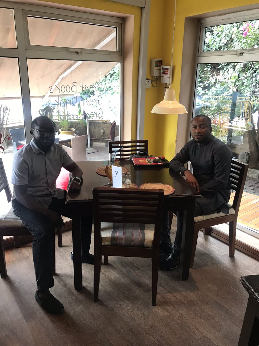 TheNwafor's tweet photo. Lunch conversations with my bro @drbulamahmed are the best. Among the many things we share in common is passion for ๐ณ๐ฌ. Thanks for always sharing your wealth of knowledge with me. #CheveningConnect #FutureLeaders https://t.co/dPzb7nmJ2U