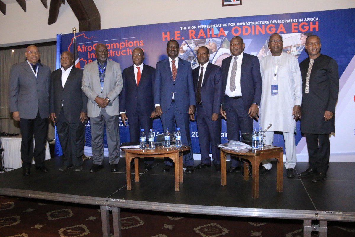 AnyangNyongo's tweet photo. Earlier today at the AfroChampions Infrastructure Boma meeting at the invitation of @_AfricanUnion High Representative of Infrastructure H.E @RailaOdinga. In attendance was a host of distinguished guests from around the continent. #AfroStructure
#TichTire https://t.co/5UnACLBRfR