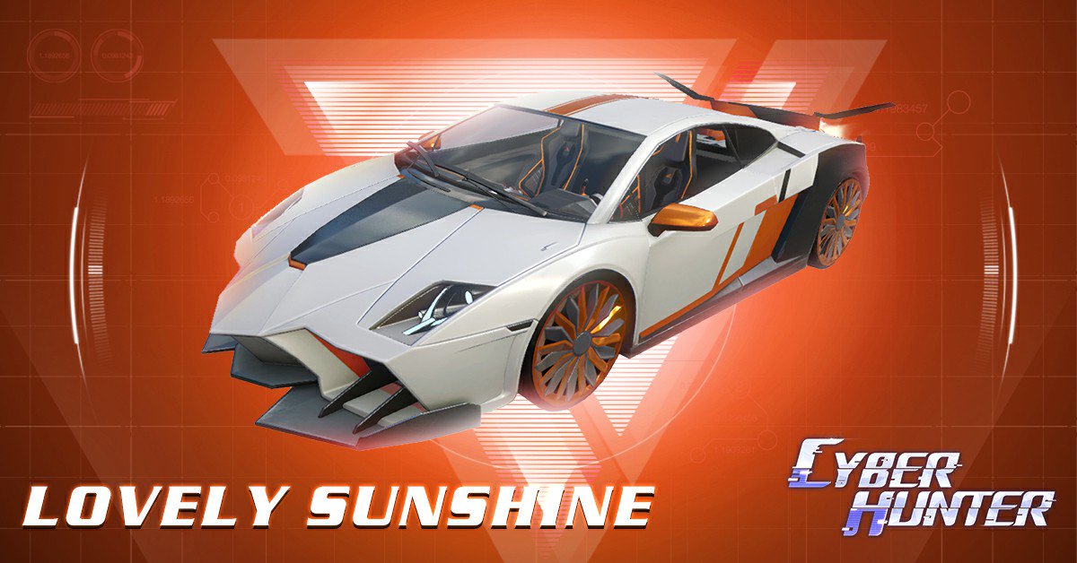 CyberHunter__'s tweet photo. New Windrider Coating "Lovely Sunshine" has been added. It comes with a cool automotive lightening and captivating colors! 

Nothing beats a really good drive. Get all the sunshine and fresh air with this lightening jolt😎 

#CyberHunter #NewCoating #LovelySunshine https://t.co/ULgVXiwEhc