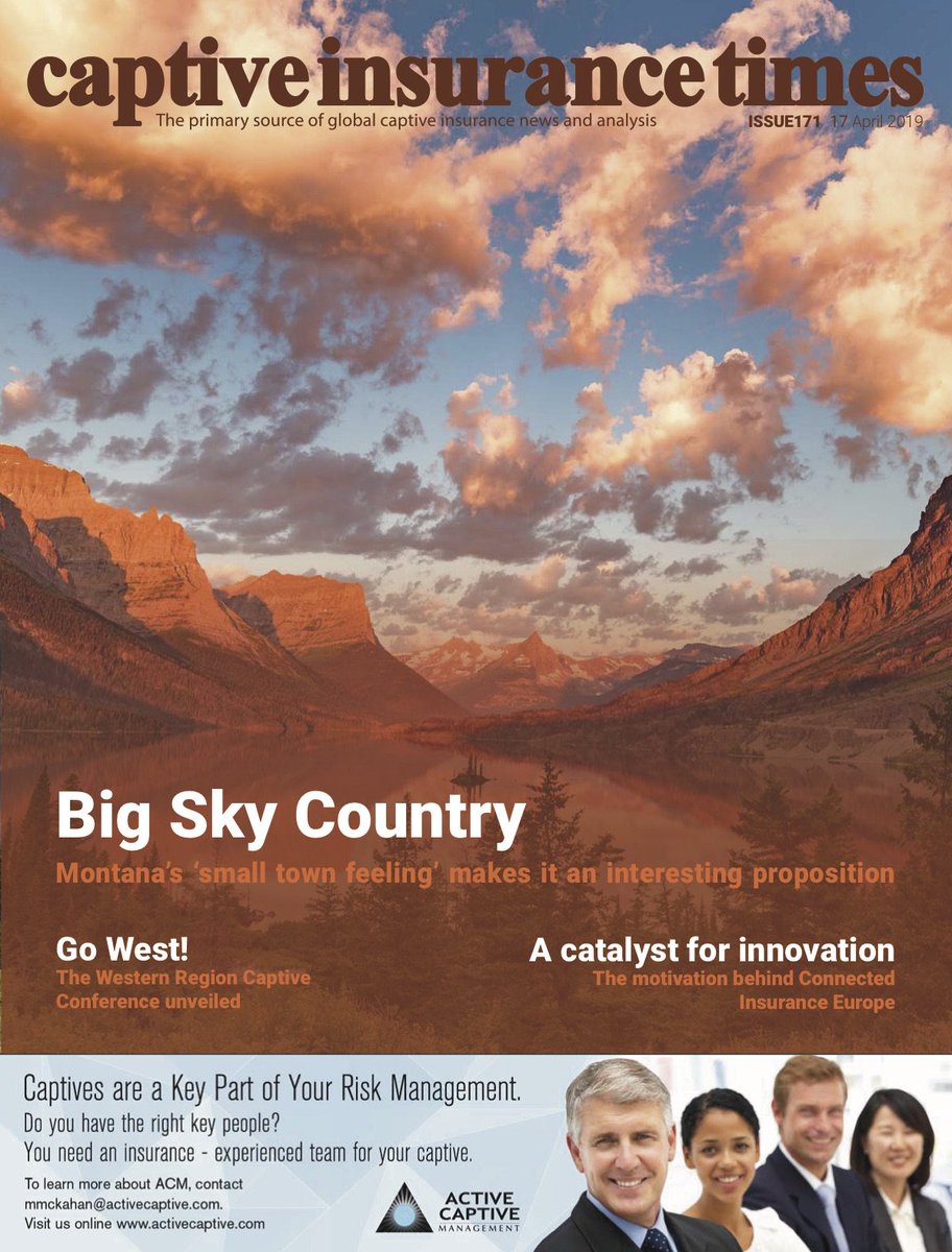 CITimes's tweet photo. Issue 171 of @CITimes is here and packed full of engaging content.

On top of all the latest #captive #insurance news &amp; industry appointments, we profiled #Montana &amp; examined how the "small town feeling" has helped #BigSkyCountry succeed 

Read the issue: https://t.co/fcbQ52peHp https://t.co/tOjQAKJNoj