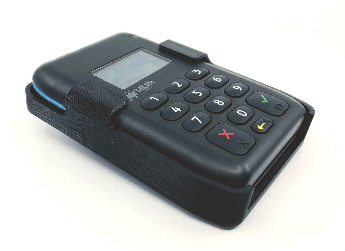 handeholder's tweet photo. The @MiuraSystems #M010 device remains a popular #mobilepayment option. Our sled provides a versatile, simple and affordable #mPOS holder that enhances the M010's usability. Learn more at https://t.co/yczyjcFDc2 #retail #restaurant #hospitality #fintech #itsolutions https://t.co/MpJBKJl25o