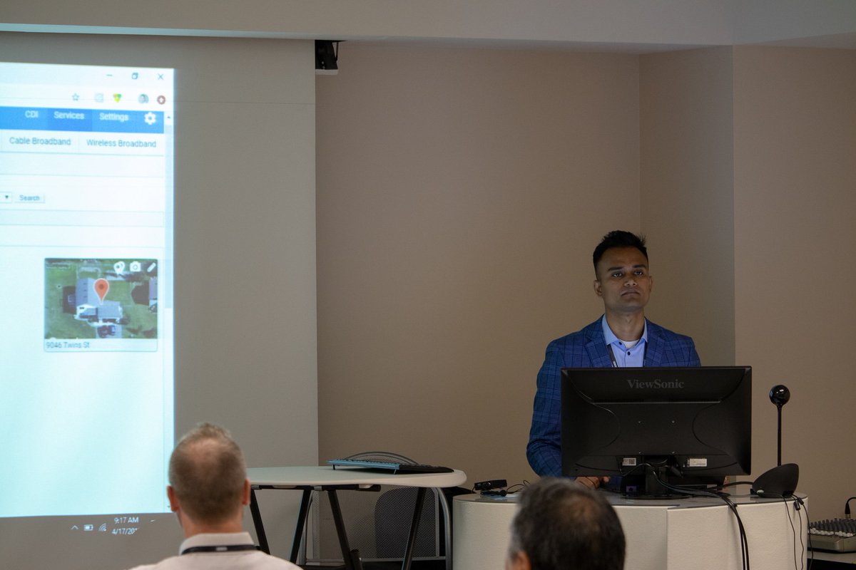 Adtran's tweet image. We got to split off into groups this morning to learn a little more about individual solutions, technologies, and innovations #adtranBBSS19 #ADTRAN #Broadband #Services