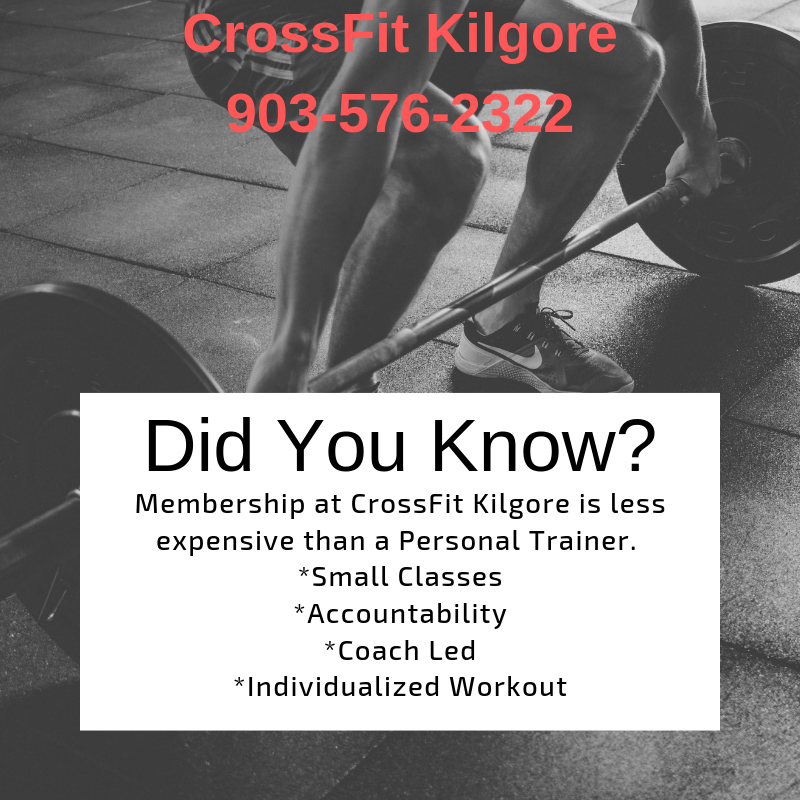 CrossFitKilgore's tweet photo. https://t.co/9yI8IiL2St