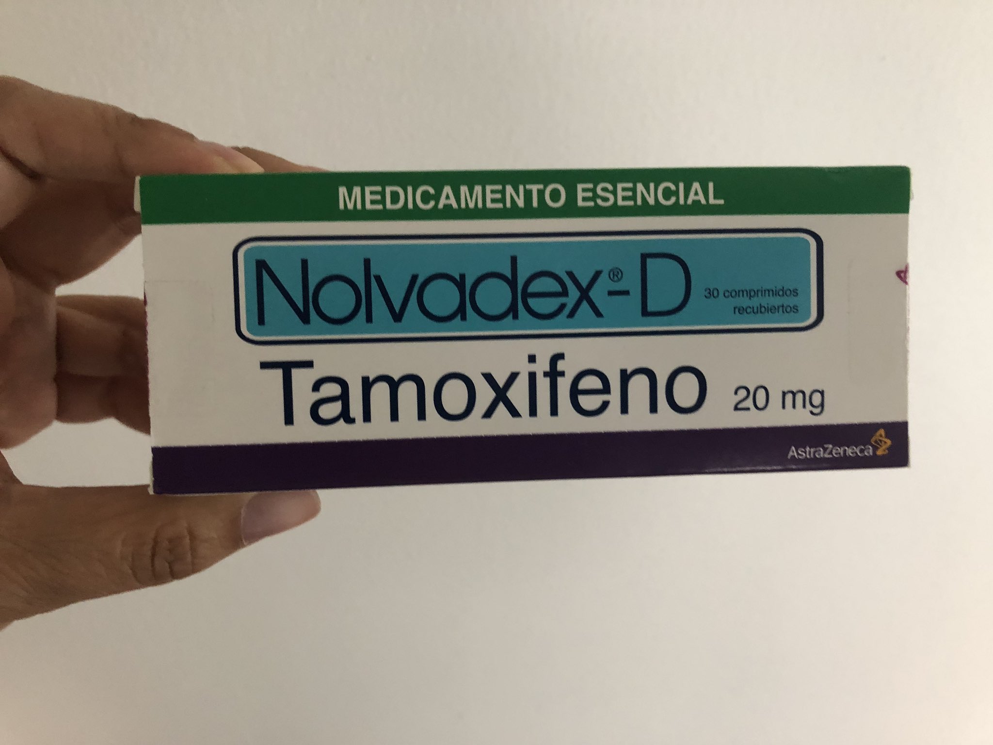 Tamoxifeno en tabletas