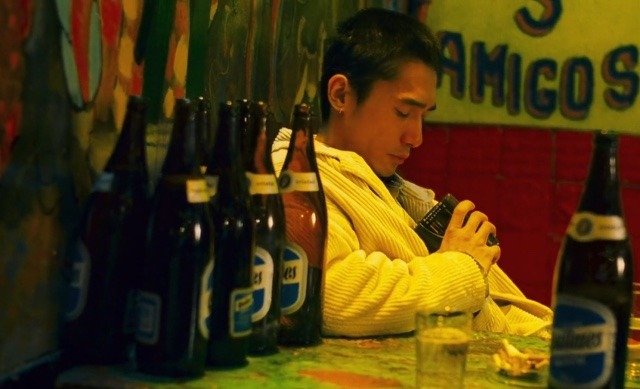 wonqkarwhy's tweet photo. Tony Leung quietly sobbing into a tape recorder in Happy Together will always be a Big Mood. https://t.co/ATP8Ytx4ay