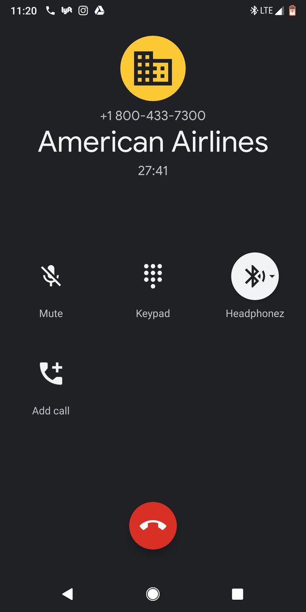 TRiiSHE's tweet photo. Hey @FailAirlines @AmericanAir this is how long I've been waiting to speak to an agent. I'd love to ride your aircraft but it seems you need more staff. I've got a repository of amazing talent if you need referrals. In the meantime someone please hop on the phone. #thisiscrazy https://t.co/lEfm76Cxqr