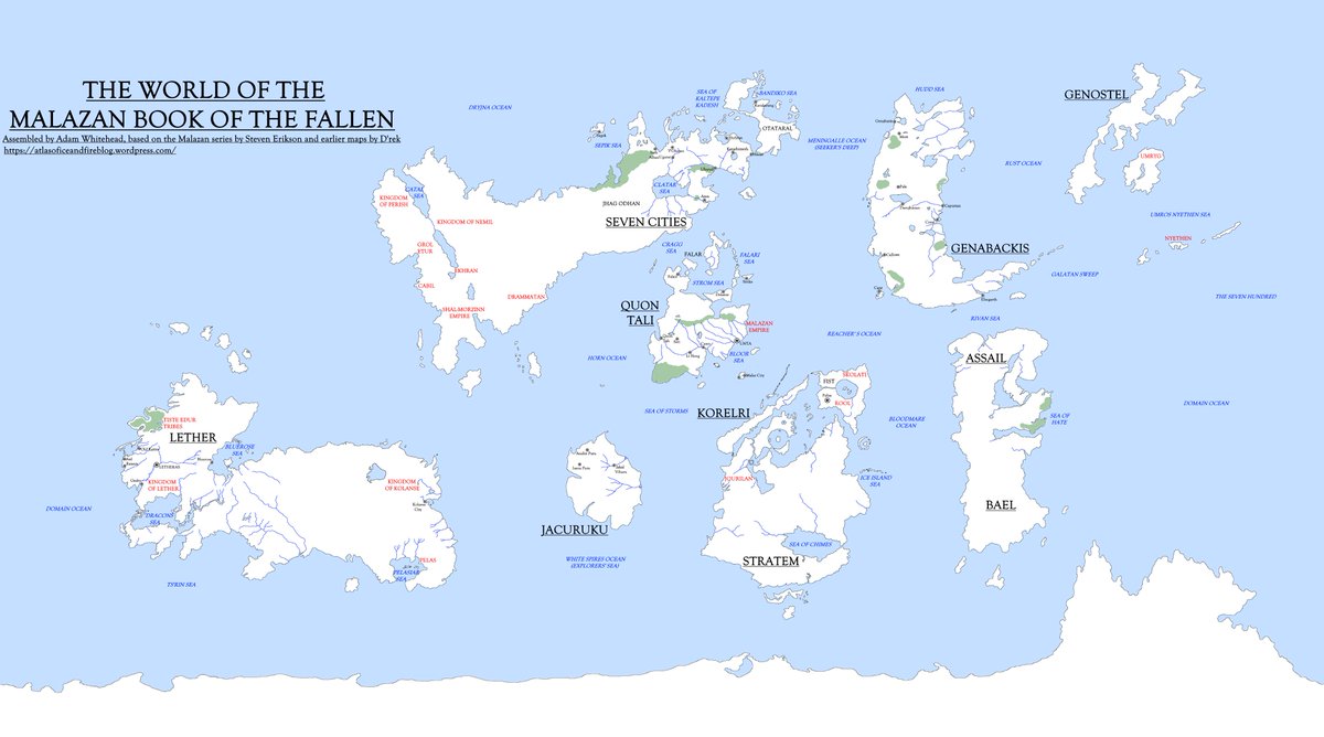 The New & Improved Malazan World Map. pic.twitter.com/JdhDjAWLs6. map. 