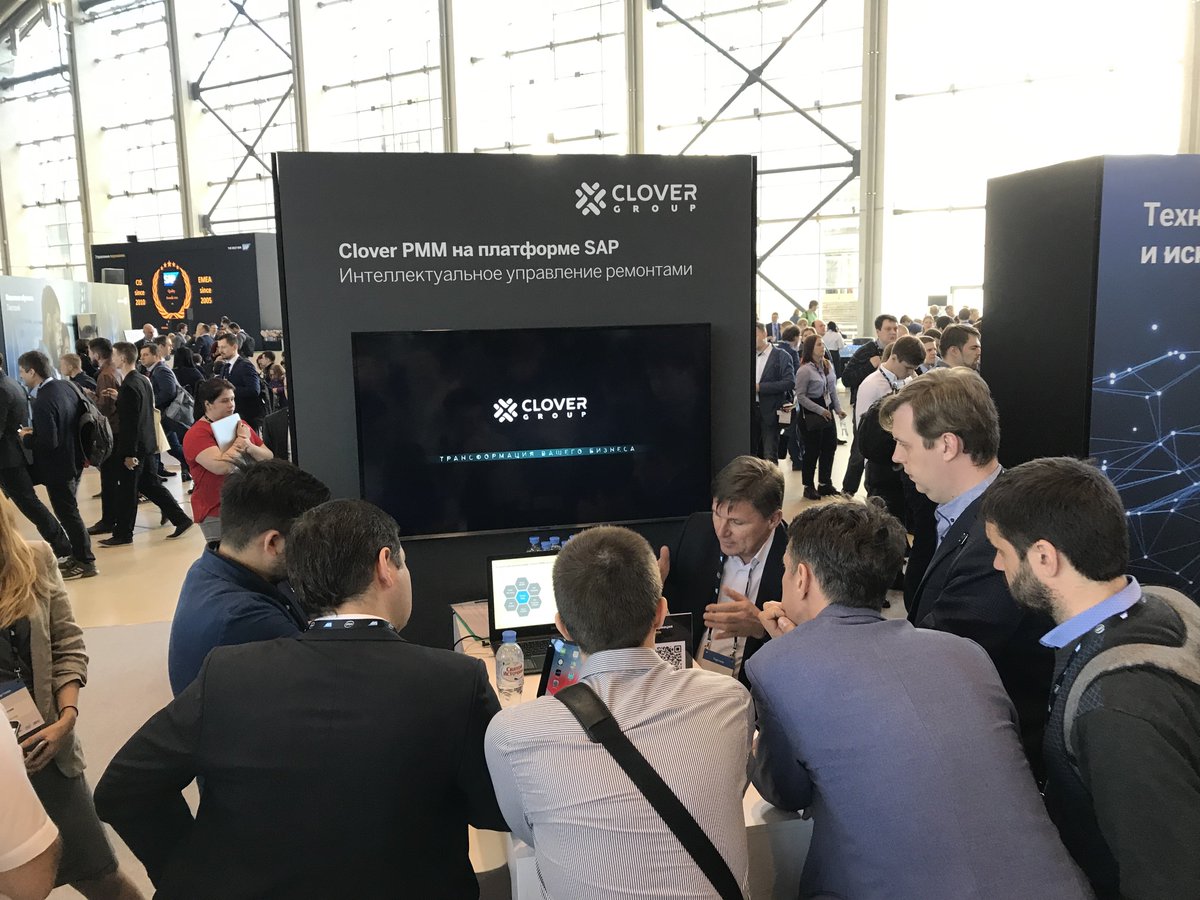 ctrl2go_global's tweet photo. Today Clover Group presented the Clover PMM solution based on the SAP platform at SAP Forum 2019 https://t.co/xfKrZiEpQT
