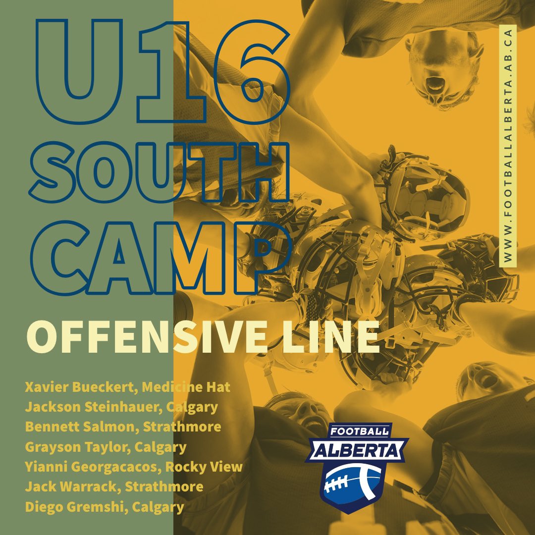 FootballAlberta's tweet photo. Congratulations to our South O-Line.
🏈
#football #footballalta #footballalberta #south #u16 #juniorbowl #ol #highschool #highschoolfootball https://t.co/ll8kv1dG24
