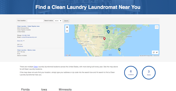 1CleanLaundry's tweet photo. Check it out! Our new website is easier to navigate and helps you locate a Clean Laundry near you! 

https://t.co/ZuHHHCAmxC 
#clean #laundry #navigate #easier #newwebsite https://t.co/iSzQeOTve8