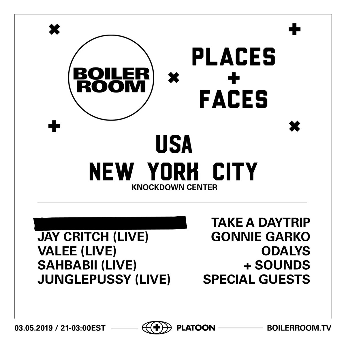 In NYC wit <a href="/boilerroomtv/">BOILER ROOM</a> <a href="/placesplusfaces/">PLACES+FACES</a> on May 3... push up

get tickets: dice.fm/partner/dice-u…