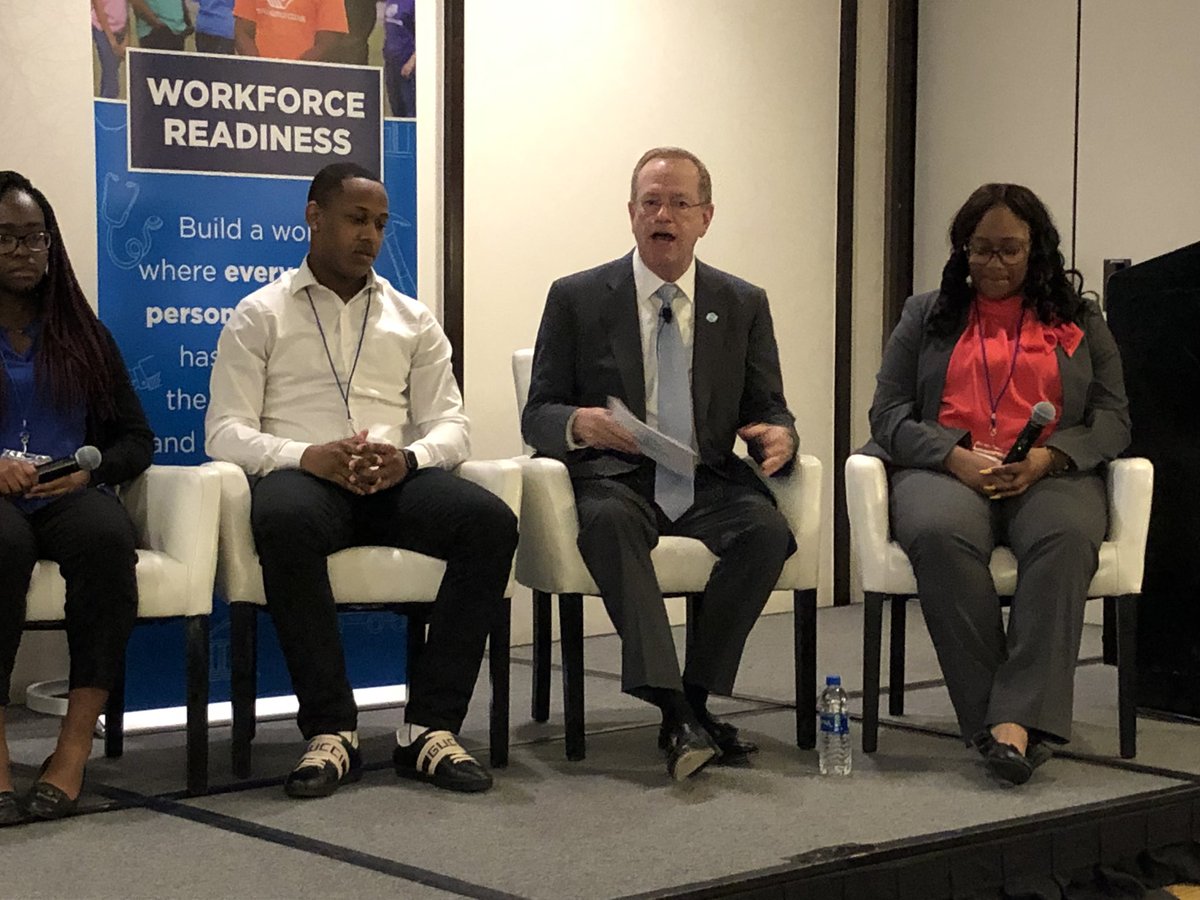 Best part of the Great Think - hearing from Club youth. What they need from us? Help them be open-minded; be willing to try new things; build careers based on their interests; communicate responsibly; don’t underestimate them; help them discover &amp; live their dreams!#Schwab4Good