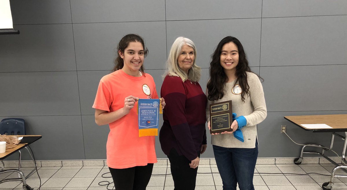 JPIIHS_Interact's tweet image. Interact Members Helen Goh and Ashley Bauer at this years Rotary Spring Fling, accepting two awards on behalf of our club.
Club of Excellence Award 2018-19
Highest Earning Fundraiser Award 2018-19
Thank you @district5810 
#serviceaboveself #seektoserve 
@JPIIHSPLANO