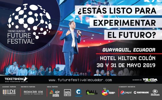 Descubre cómo alcanzar tu máximo potencial en <a href="/futurefest_ec/">Future Festival Ecuador</a> en #Guayaquil 

🚀Conoce más sobre: 

✅Innovación
✅Futuro de la tecnología 
✅Marketing 
✅Comercio 
✅Estilo de vida

▶️bit.ly/2uJmFGN   

#FutureFestivalEc #Trendhunter #visacomec