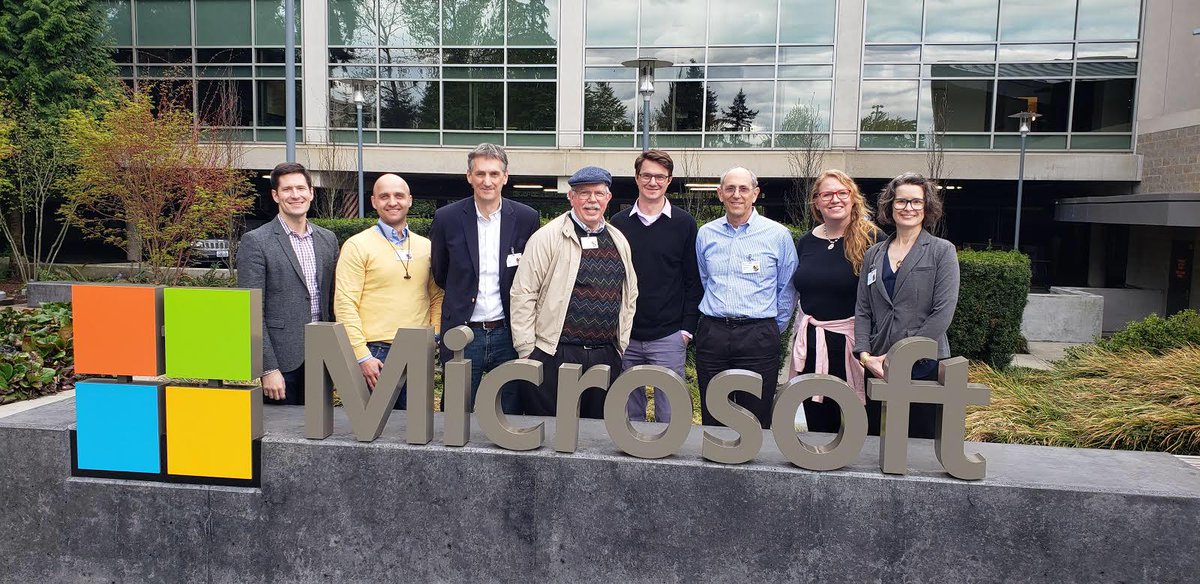 Thank you <a href="/Microsoft/">Microsoft</a> and <a href="/mikematt/">Michael Mattmiller</a> for giving Portland State University's Digital City Testbed Center the grand tour of your headquarters and talking about possible projects and collaborations. <a href="/PDXVPR/">Jonathan Fink (VPR)</a> <a href="/mswobodzinski/">Martin Swobodzinski</a>