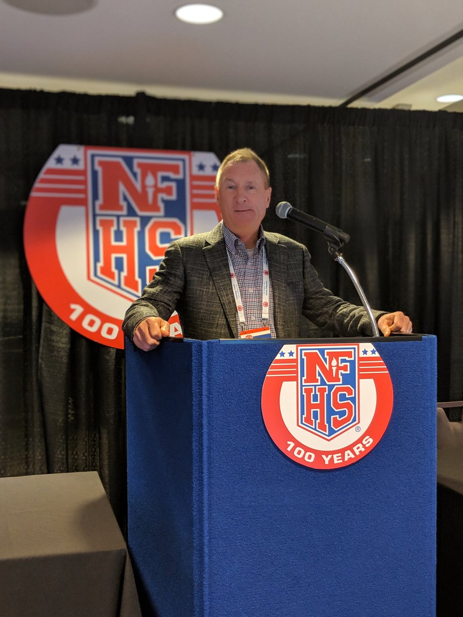 Rex Schultze talking about coaches and professional boundaries at the <a href="/NFHS_Org/">NFHS</a> Legal Conference