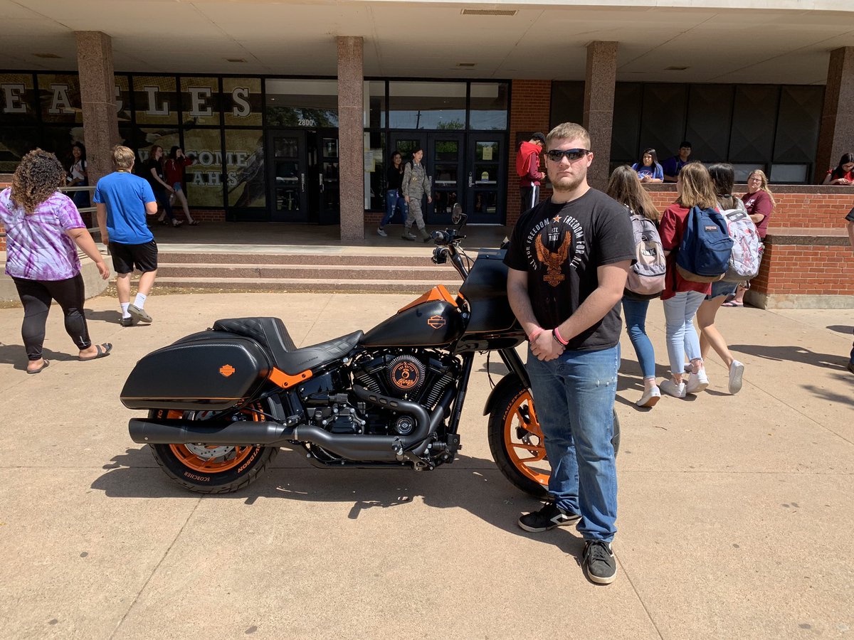 US Army Recruiting Center, Abilene (@army_abilene) on Twitter photo Soldier Spotlight!! One of <a href="/Army_Abilene/">US Army Recruiting Center, Abilene</a> Future Soldiers helped build this custom Harley. Keep up the good work!! <a href="/USARDallasBNCDR/">Dallas BN CDR</a> <a href="/ArmyDallas_VRT/">U.S. Army VRT Dallas</a> <a href="/usarec/">U.S. Army Recruiting</a> <a href="/USAREC_CG/">MG Johnny Davis</a> <a href="/harleydavidson/">Harley-Davidson</a> #USArmy #warriorswanted Soldier Spotlight!! One of <a href="/Army_Abilene/">US Army Recruiting Center, Abilene</a> Future Soldiers helped build this custom Harley. Keep up the good work!! <a href="/USARDallasBNCDR/">Dallas BN CDR</a> <a href="/ArmyDallas_VRT/">U.S. Army VRT Dallas</a> <a href="/usarec/">U.S. Army Recruiting</a> <a href="/USAREC_CG/">MG Johnny Davis</a> <a href="/harleydavidson/">Harley-Davidson</a> #USArmy #warriorswanted