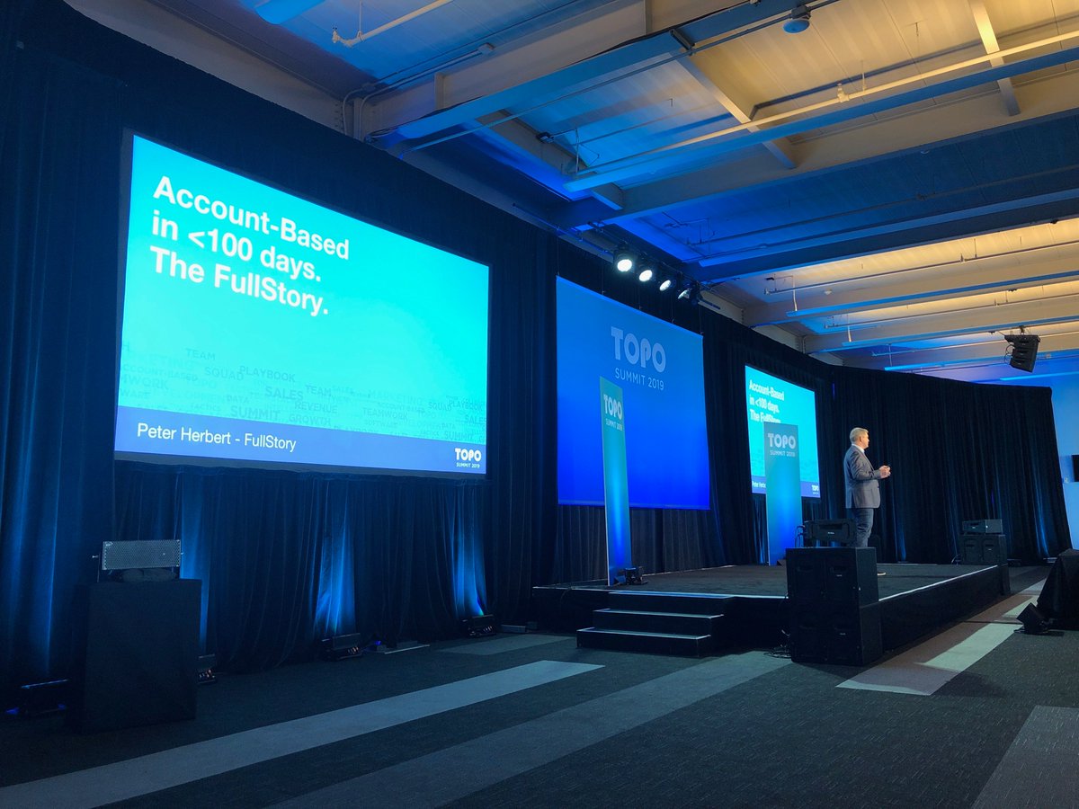 gonimbly's tweet photo. The full story (😉) of @fullstory's journey to a successful account-based strategy, as told by their CMO @PeterKHerbert. 💯 #toposummit #ABM #AccountBasedEverything https://t.co/VuBVl6zOSU