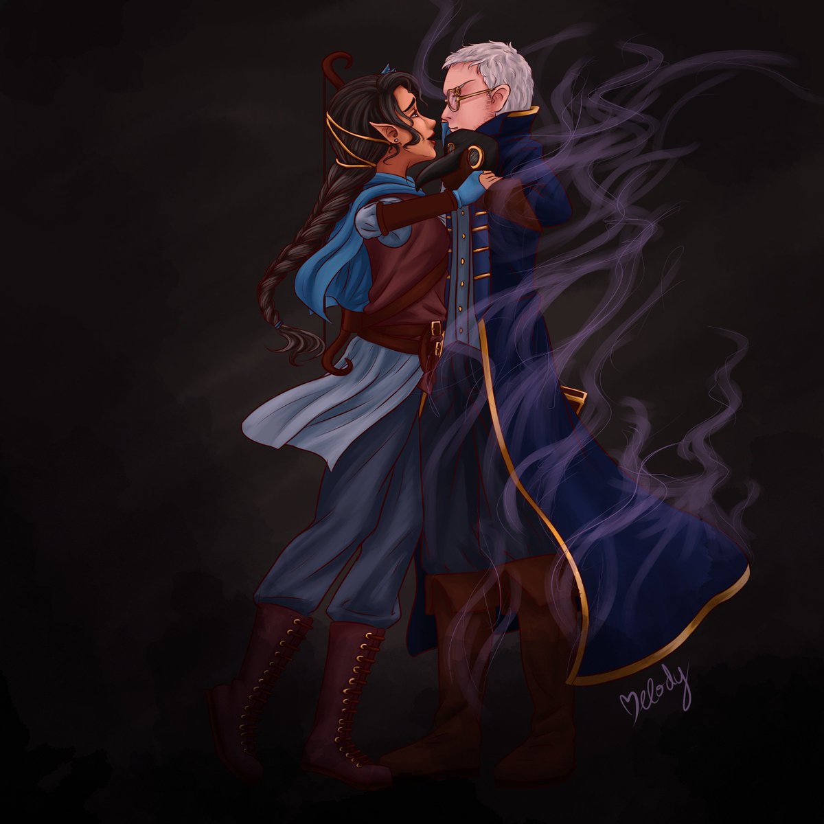 melodychi_art's tweet image. I really love Percy and Vex! I'm super proud of how this turned out! I hope you guys like it too!!!
@LauraBaileyVO @executivegoth #CriticalRole #CriticalRoleArt