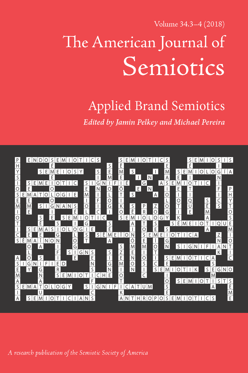 JaminPelkey's tweet photo. Open access activated for "Applied Brand Semiotics" (TAJS 34.3-4: 2018), ed. w/@MichaelVPereira thanks to @Semiofest, @LLC_RyersonU, @RUFacultyofArts, @RyersonResearch, @SSHRC_CRSH (Connection #611-2016-0525). Overview: https://t.co/NxFQ4smXqz Articles: https://t.co/TL4wadHG00 https://t.co/V3gw2BJOo8
