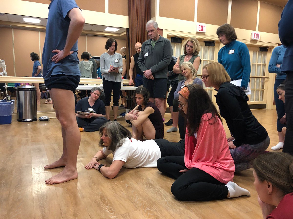 AnatomyTrains's tweet photo. Wonderful images from #BodyReading 101 + 102 this past weekend in Exeter, NH, led by Anatomy Trains certified teacher Meredith Stephens, assisted by Ali Scheps Mischke for part of the course. Many thanks to our sponsor, RiverWoods Exeter and their fitness director Heidi Savage! https://t.co/aWCFt0Dmh0