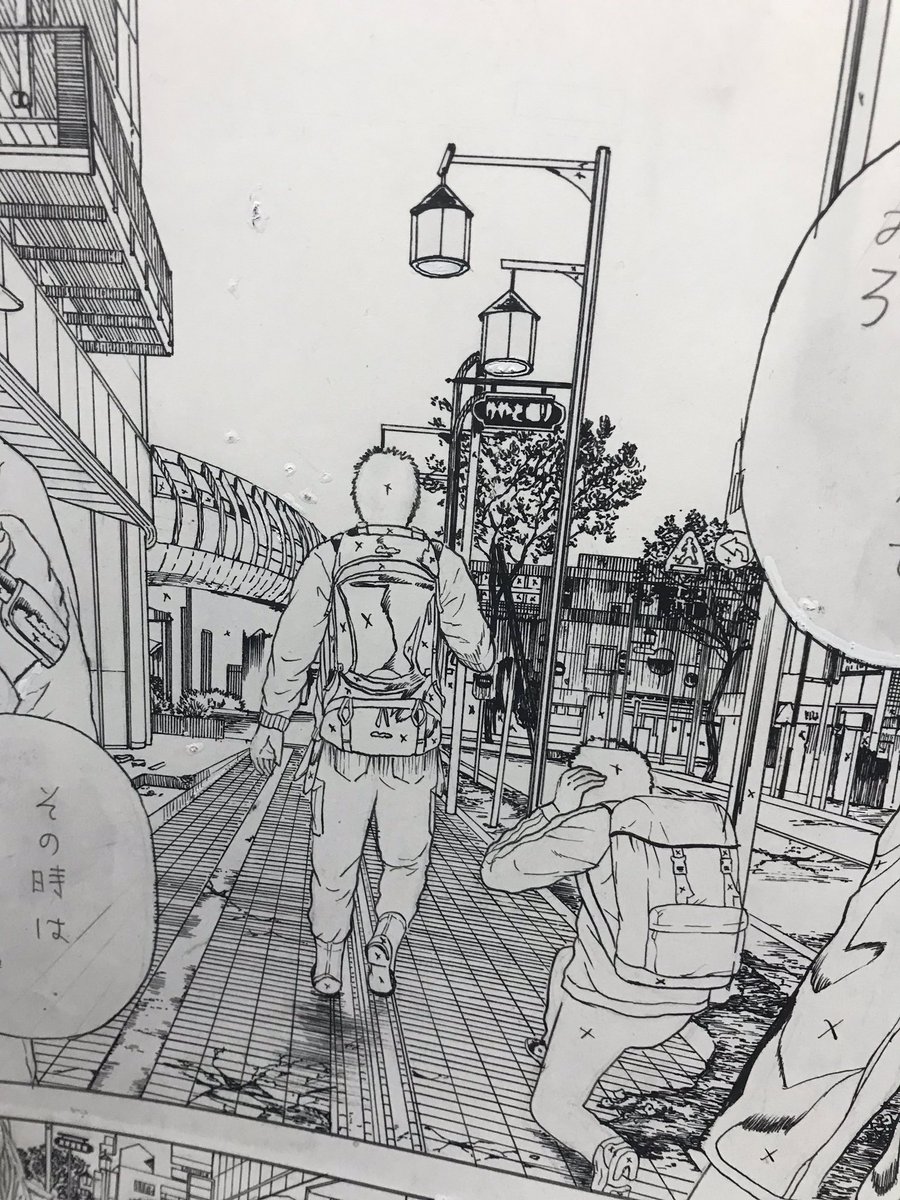 仕上げまで作画はアナログです。 