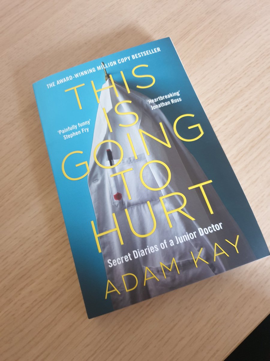 Heard good things about this book 😁 Looking forward to giving it a read 😁😁 <a href="/amateuradam/">Adam Kay</a> #ThisIsGoingToHurt #nurseassociate
