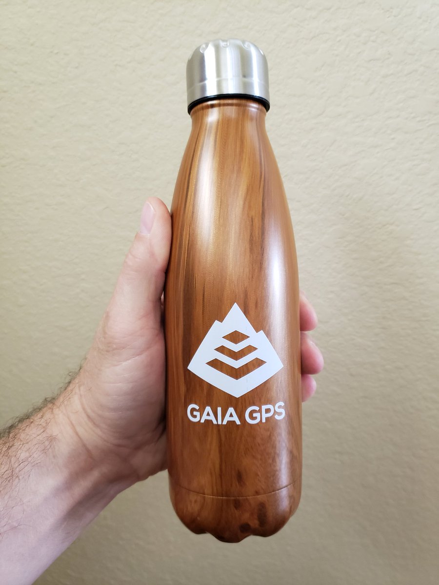 burnside4141's tweet photo. Overdue shoutout to @GaiaGPSHunting for the 17 ounce stainless steel water bottle I won. Awesome bottle; thank you! #FishingFamily #gpsmapping #gpshunt https://t.co/iGHausAfF0