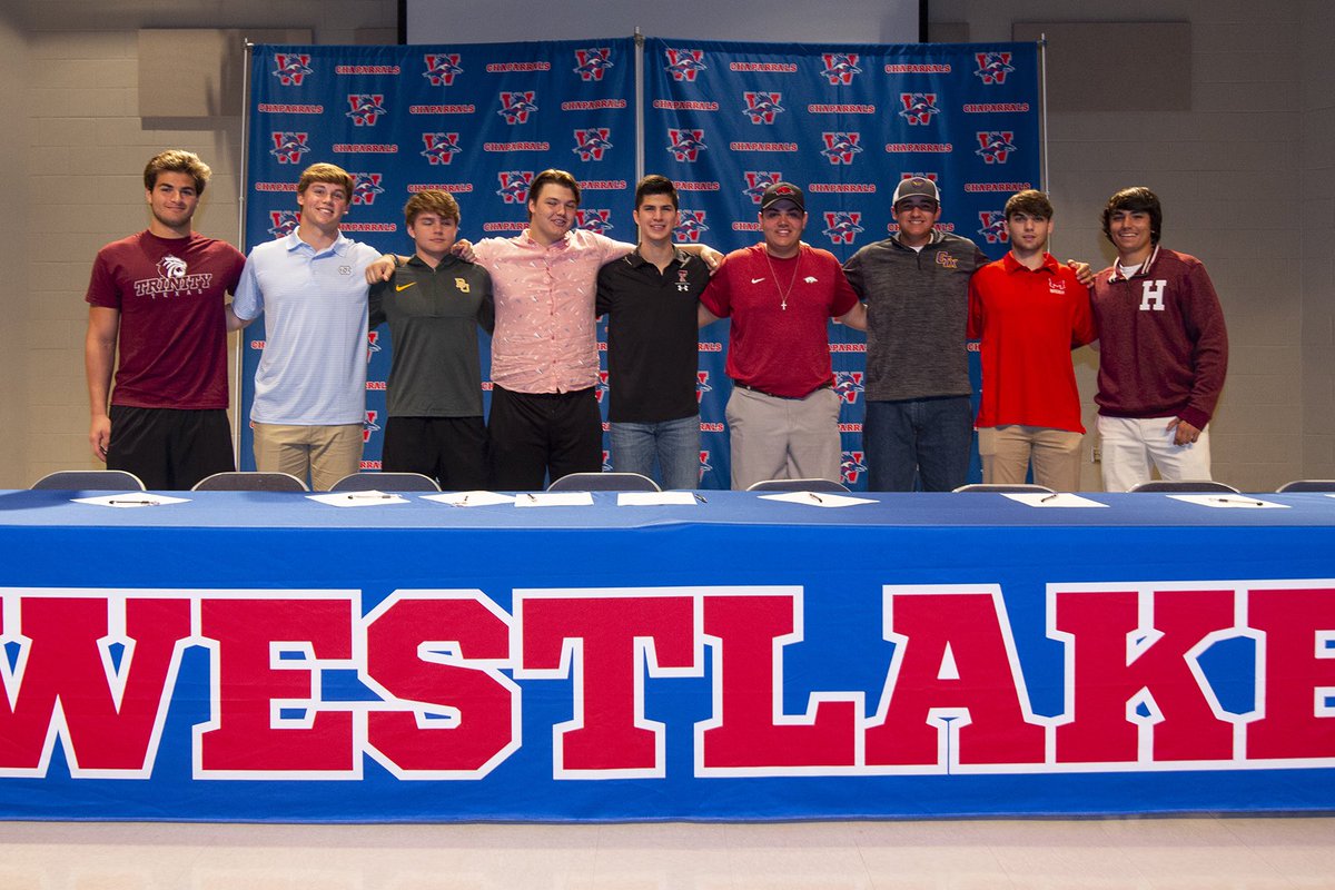 Congratulations to the nine student-athletes that will continue their academic and athletic careers in college. “It’s a great day to be a Chaparral.” #GoChaps