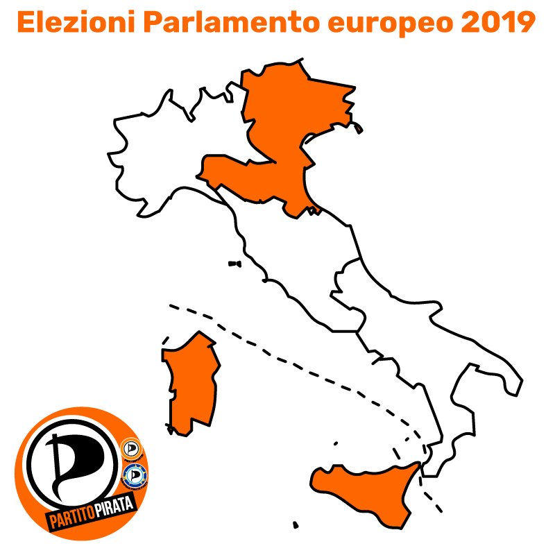 Elezioni del Parlamento europeo 2019.
Aggiornamento delle liste #pirata ammesse al momento:
- seconda circoscrizione, Italia nord-orientale;
- quinta circoscrizione, Italia insulare.