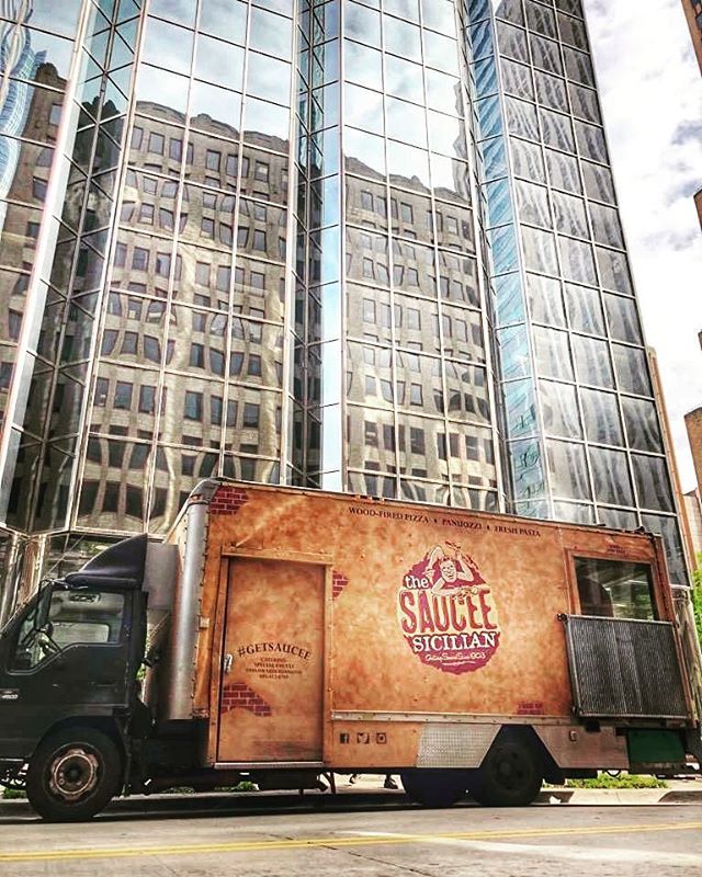 SauceeSicilian's tweet photo. Slingin Our Balls At The Corner Of Robinson and Park In Downtown OKC. Call In Your Order For Pick-Up To 405-334-8470. #SuckItTim #WoodFiredPizza #NeapolitanPizza #DeathBeforeDeepdish #CallAFoodTruck #FoodTruck #GetSaucee #SauceandBalls #OKCFoodTruck #SauceeSicilian #OKCFoodT… https://t.co/DEZUAOFhSC