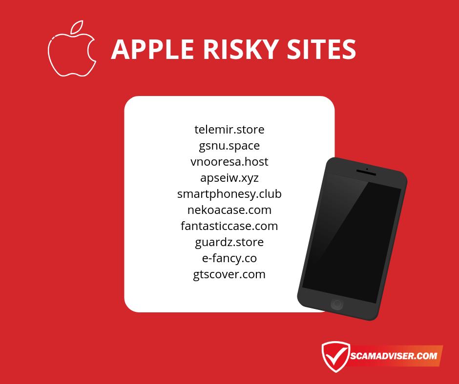 scamadviser's tweet photo. Hello #Scamfighters! Did you know that there are a several websites that sell #fake Apple products? Check the list below and be aware of these shops! Also, always check Scamadviser before you buy: https://t.co/eYod8kZA2b https://t.co/NqGGCQZfvC