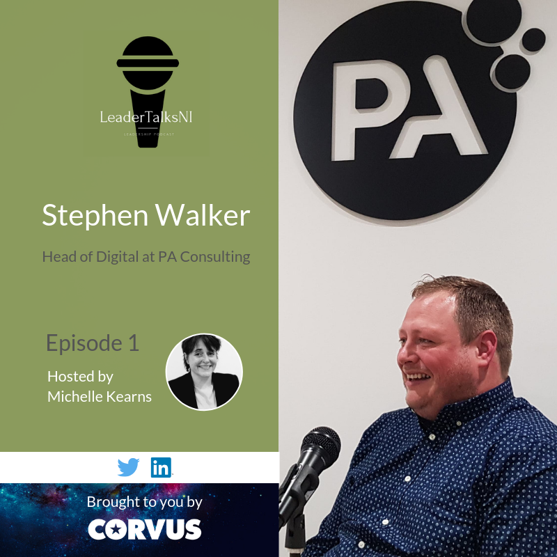 LeaderTalksNI's tweet photo. From starting his career in the civil service, listen to Stephen's career journey and leadership style on the first episode of LeaderTalksNI.
Listen to the full episode-
Soundcloud- https://t.co/6UHGJ6gA8T
(Soon to be on iTunes and Spotify)
#LeaderTalksNi #TalksNIPodcasts https://t.co/pnt2UnPULR