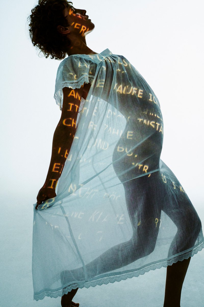 theindustrymgmt's tweet photo. Elizaveta Porodina takes us into a dreamworld for this exciting collaboration with Isabella Jahns, a visual expression of how it feels to deconstruct oneself and create something new 🦋 https://t.co/Iw6STehZ3s