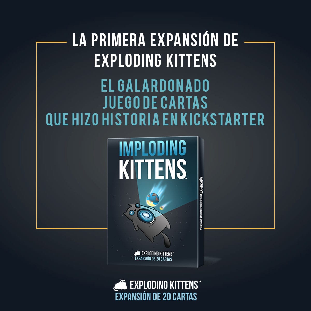 Asmodee_es's tweet photo. ¡Todos intentarán que recibas un gatito implosivo y quedes fuera de juego!
Participa en un festival de risas, en el que tendrás que estar muy atento a lo que hacen tus rivales.
https://t.co/sa9KItSrdC
#ImplodingKittens #ExplodingKittens https://t.co/vLDi9Z7sRe